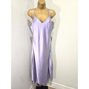 NWT Forever 21 Slip Dress Medium Coquette Minimalist Lilac Evening Date Pastel